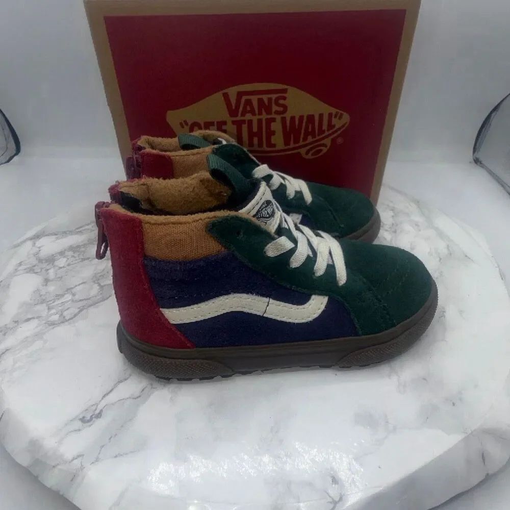VANS Multicolor Gumsole Toddler MTE Sk8-Hi Zip Sneaker-8.5